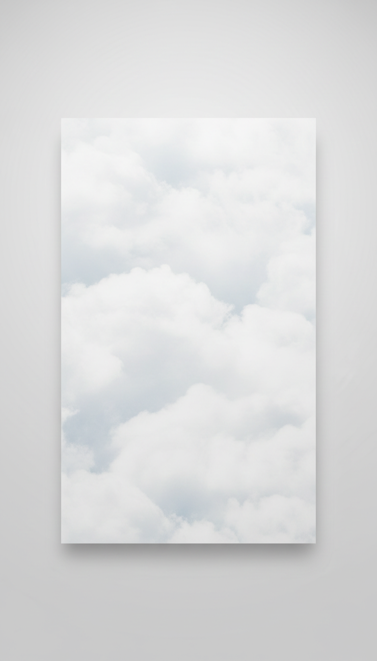 Grip customizable liner sheet cloud white